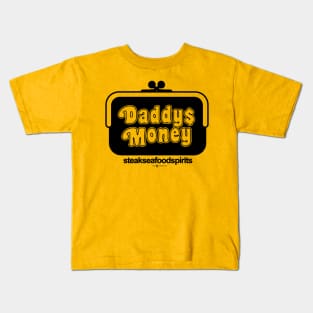 Vintage Retro Daddy$ Money DC Restaurant and Bar Kids T-Shirt